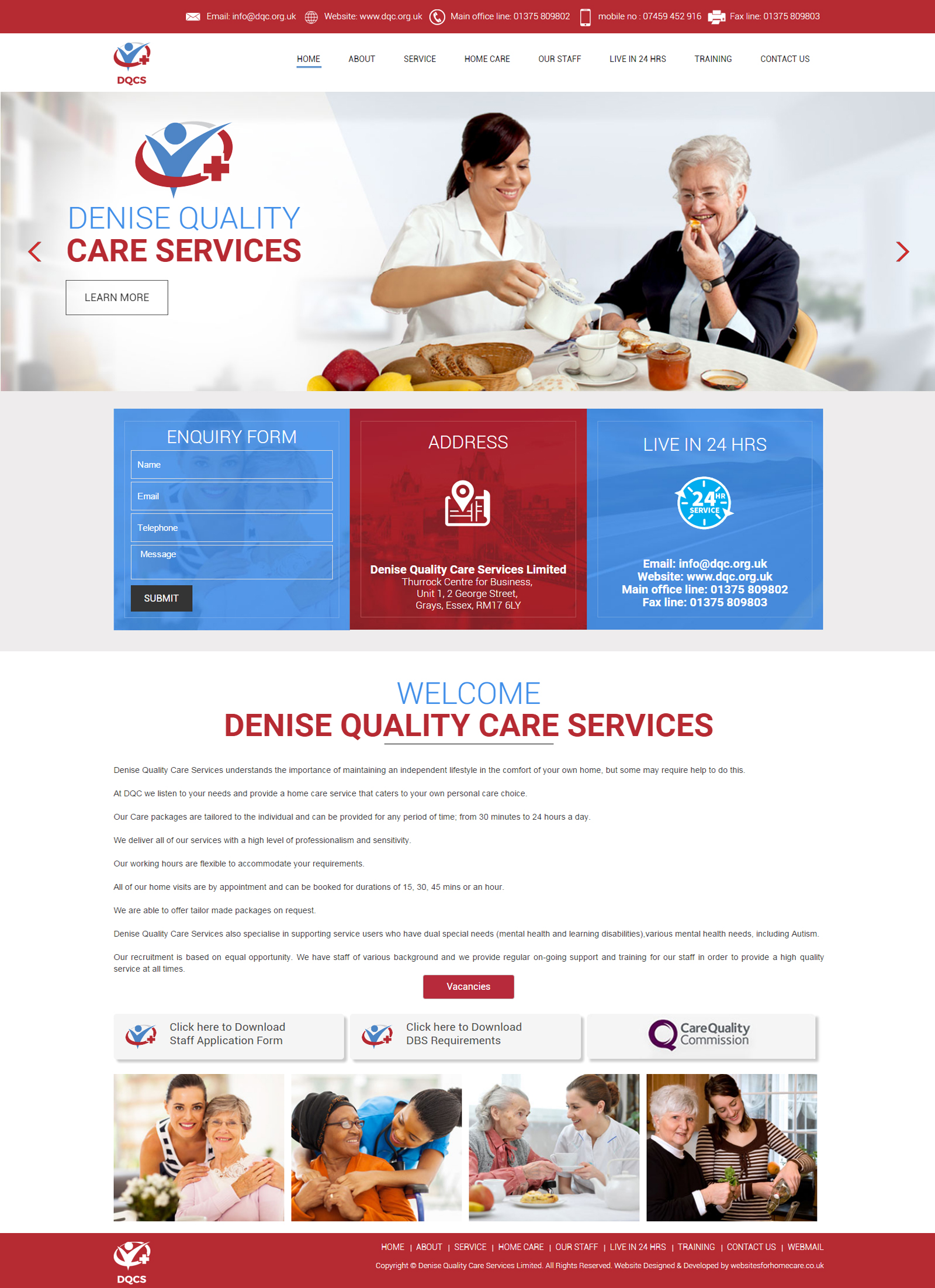 Home Care Website Templates